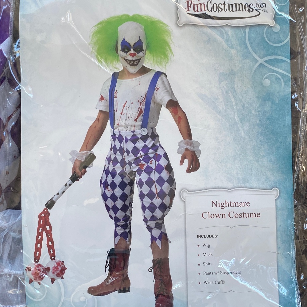 Scary Clown Costume